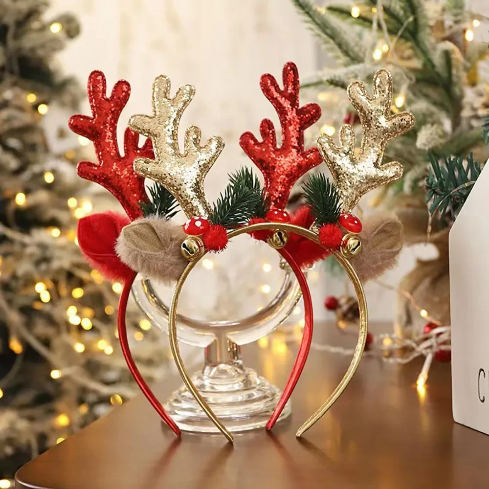 Christmas Glitter Deer Antlers - đánh giá và giá Reindeer Antlers Headband