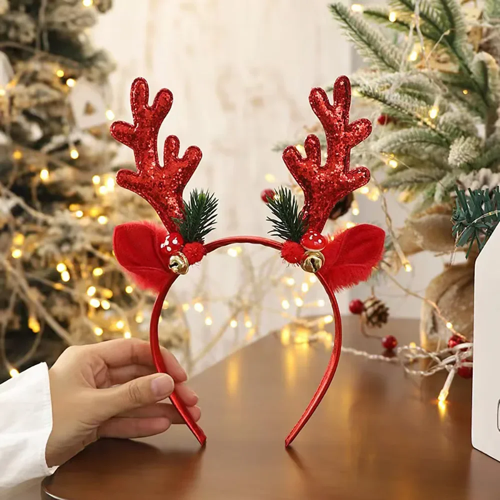 Christmas Glitter Deer Antlers - đánh giá và giá Reindeer Antlers Headband