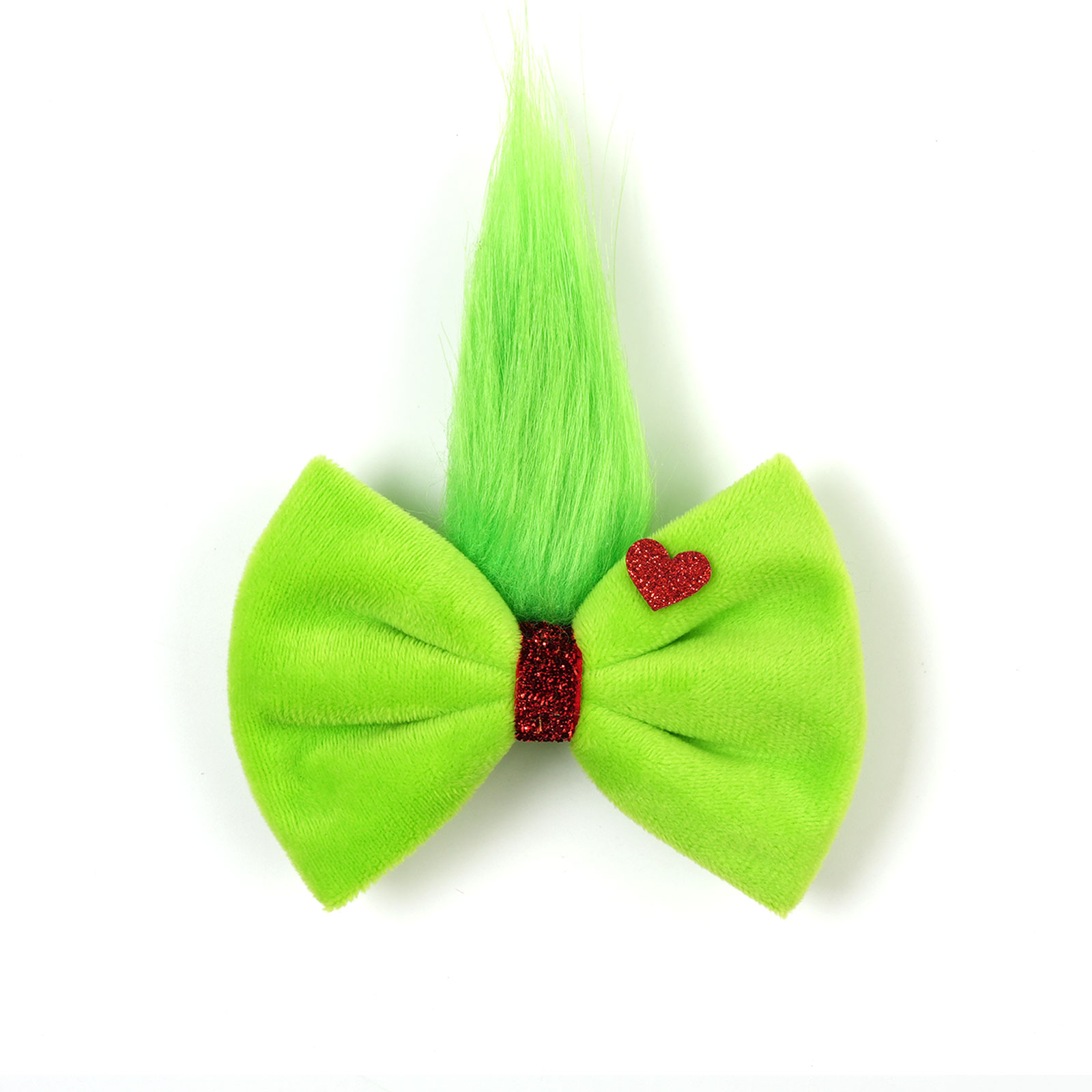 Girls Green Fur Ball  Grinch B - đánh giá và giá Ribbon Bow Gift