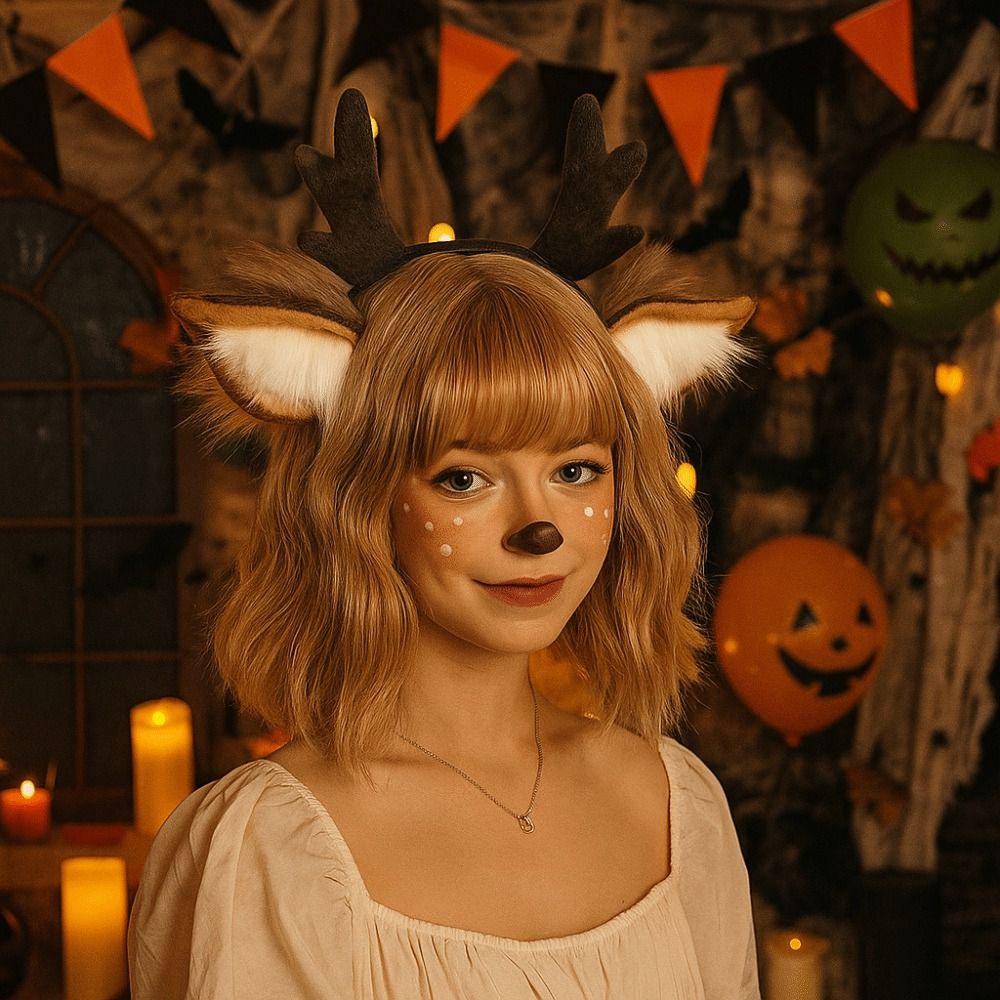 Unisex Deer Ears Reindeer Antl - đánh giá và giá Reindeer Antlers Headband