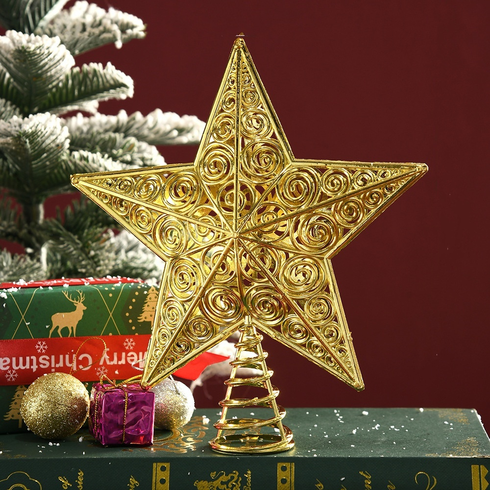 Gold Glitter Christmas Tree To - đánh giá và giá Star Tree Topper