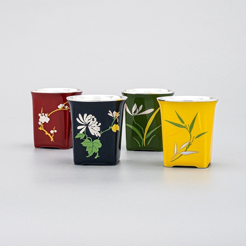 Handmade Silver Wrapped Porcel - đánh giá và giá Gift Box Wrap Set