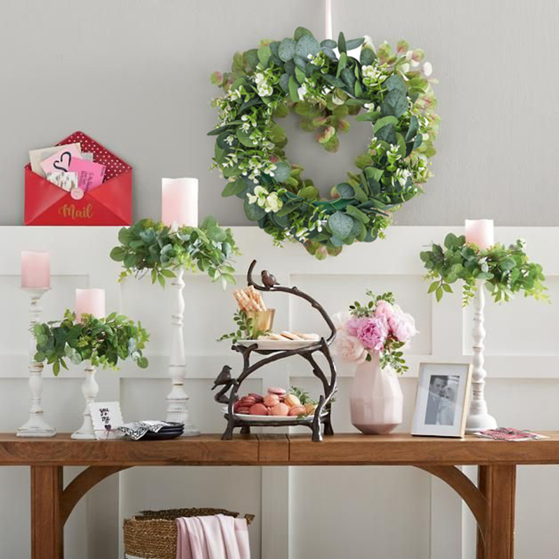 Eucalyptus Wreath Flowers Gift - đánh giá và giá Christmas Wreath Fake