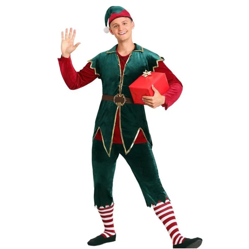 Christmas Santa Claus Costume  - đánh giá và giá Elf Costume Christmas