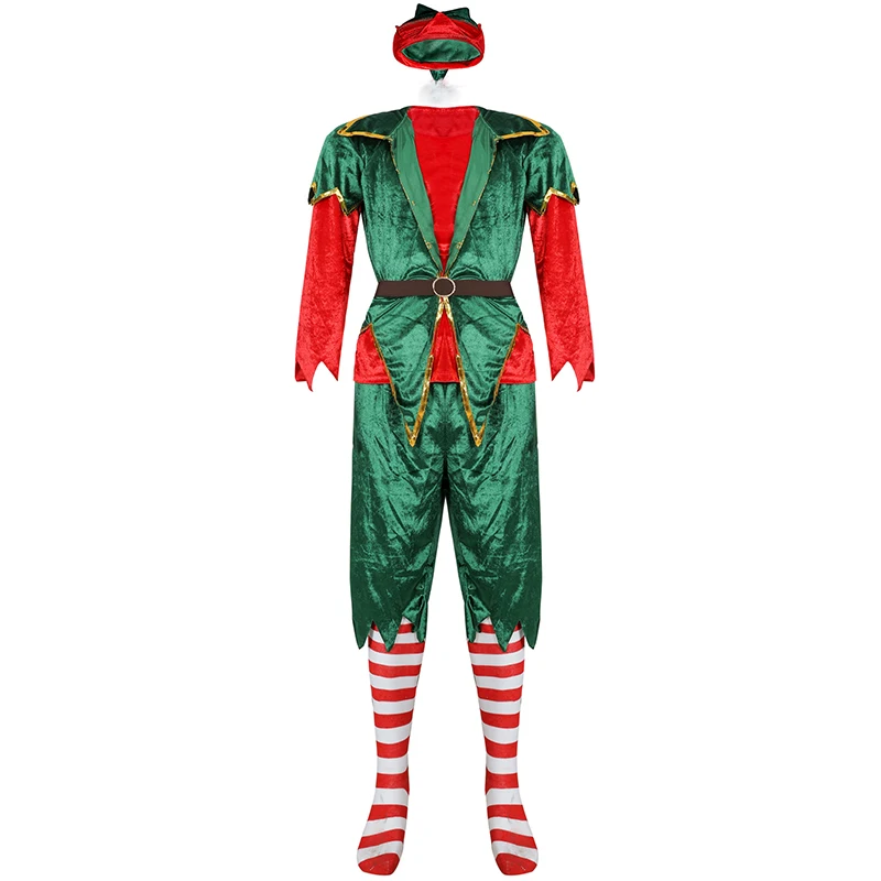 Christmas Santa Claus Costume  - đánh giá và giá Elf Costume Christmas