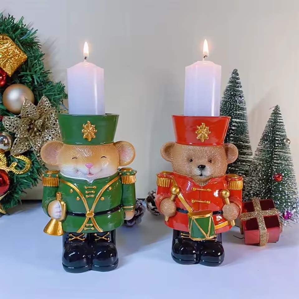 New Resin Nutcracker Candlesti - đánh giá và giá Nutcracker Figurine