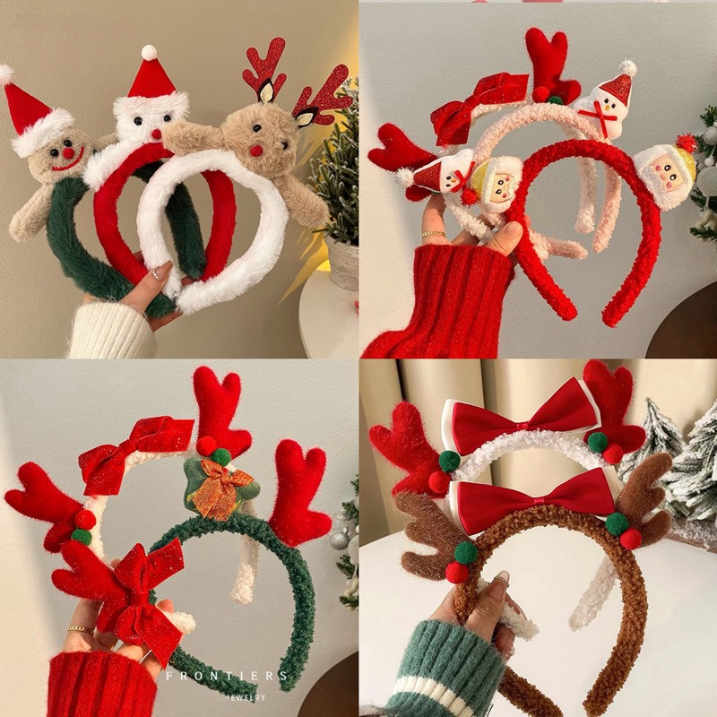 Christmas Santa Cute Bear Plus - đánh giá và giá Reindeer Antlers Headband