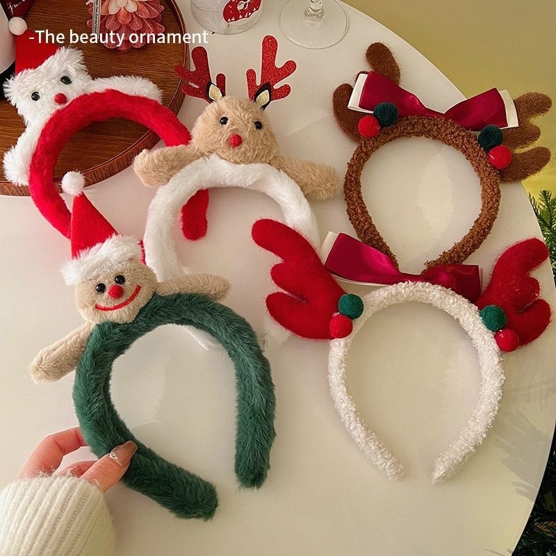 Christmas Santa Cute Bear Plus - đánh giá và giá Reindeer Antlers Headband