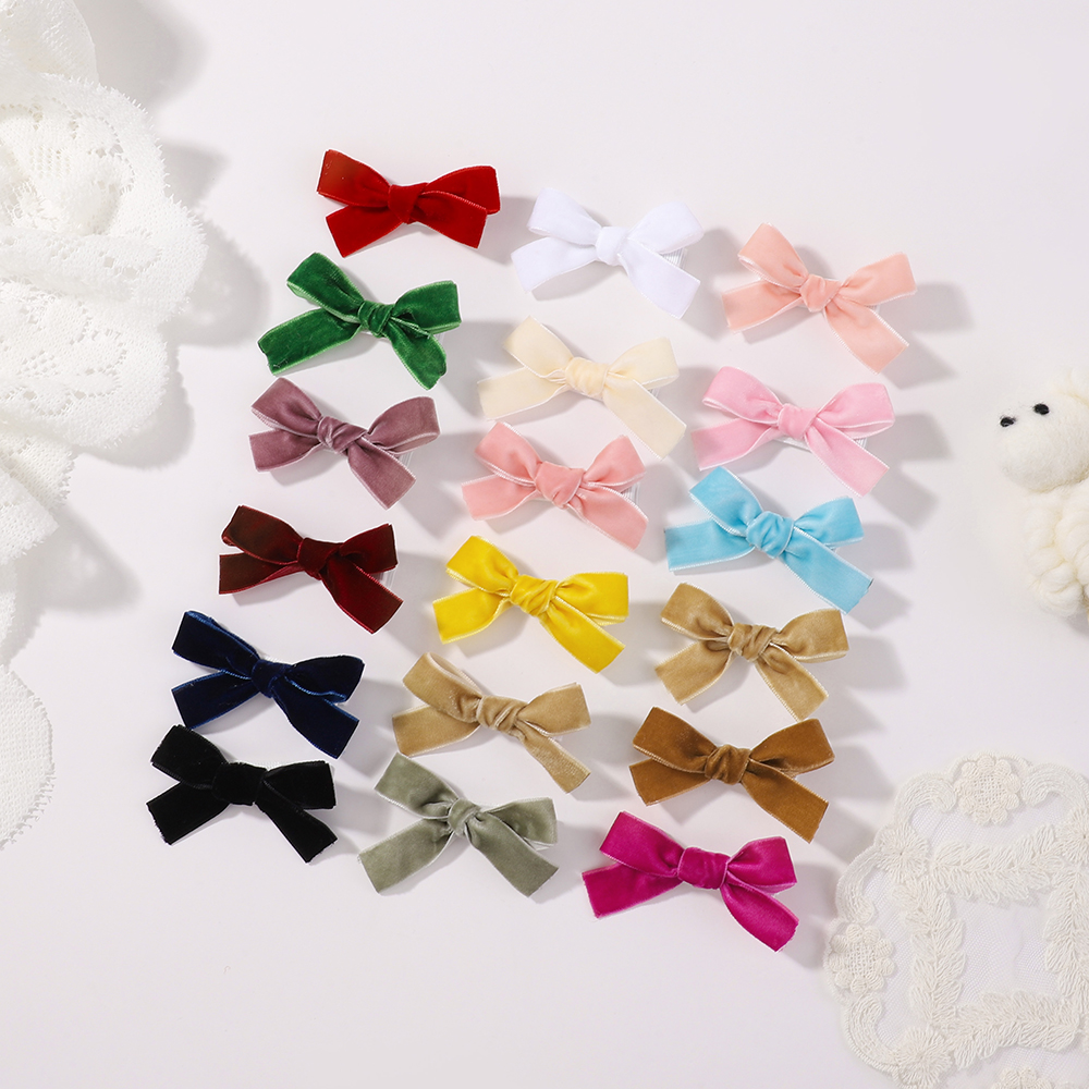 6Pcs Solid Ribbon Bows Hair Cl - đánh giá và giá Ribbon Bow Gift