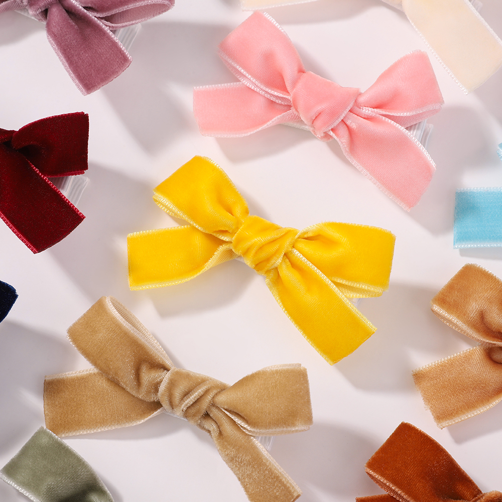6Pcs Solid Ribbon Bows Hair Cl - đánh giá và giá Ribbon Bow Gift