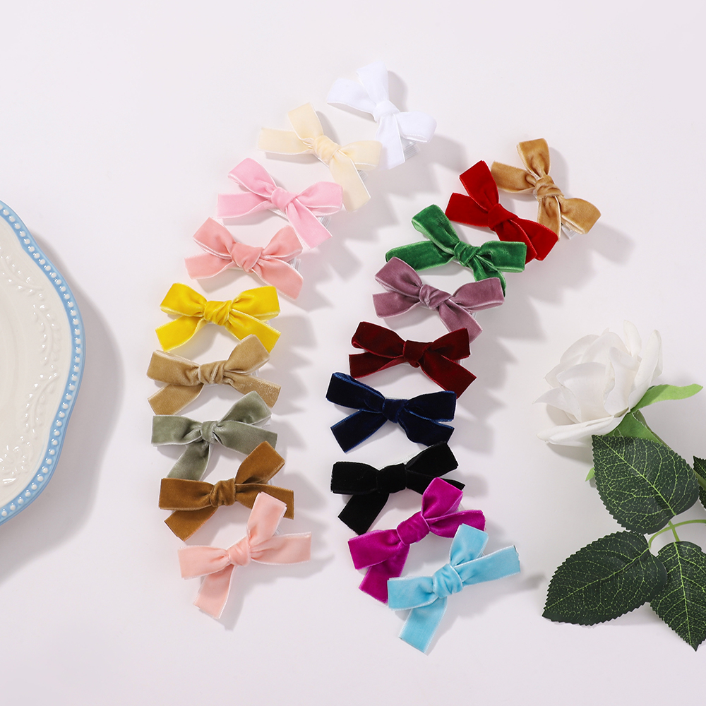 6Pcs Solid Ribbon Bows Hair Cl - đánh giá và giá Ribbon Bow Gift