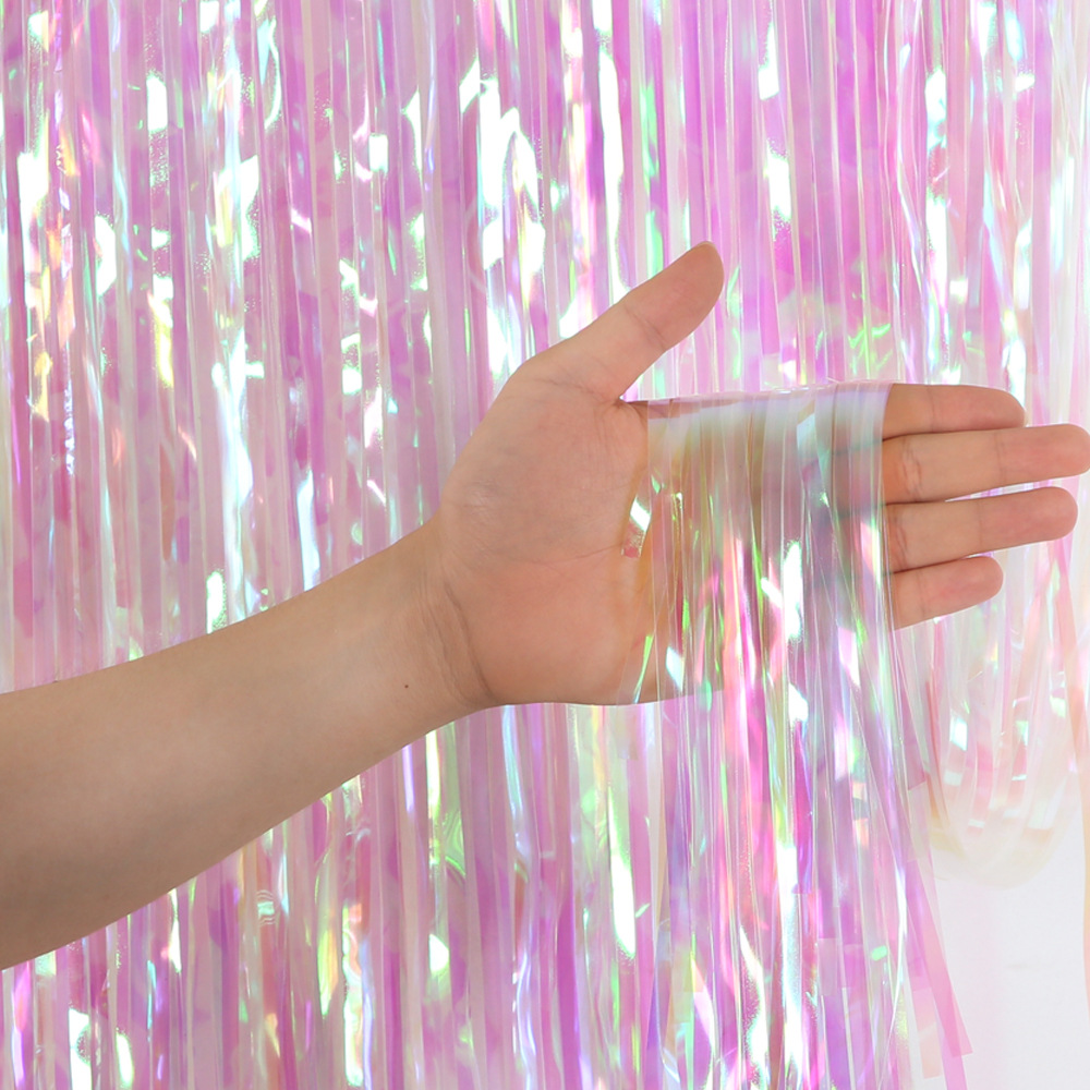 2M 3M Party Backdrop Curtains  - đánh giá và giá Tinsel Garland Decoration
