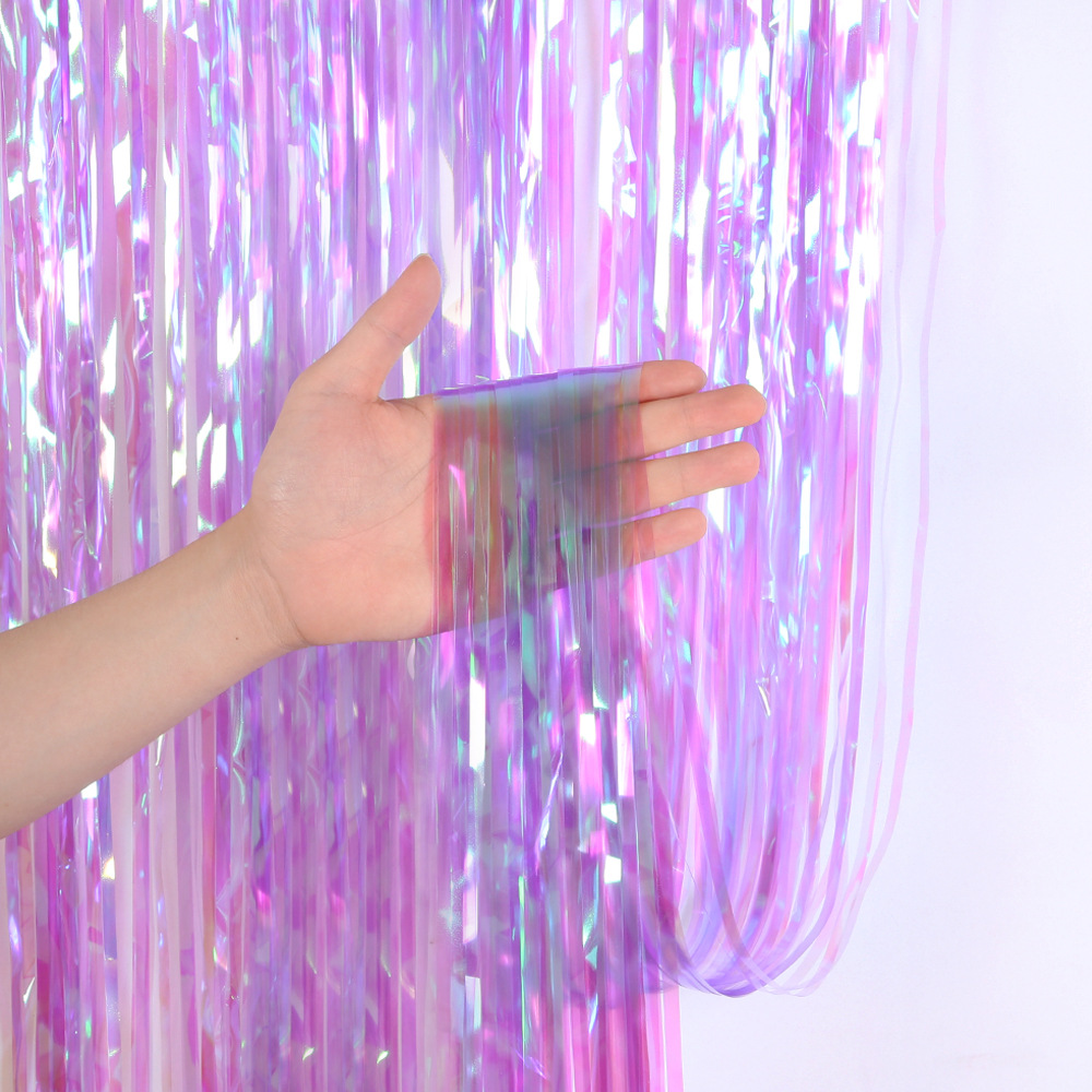 2M 3M Party Backdrop Curtains  - đánh giá và giá Tinsel Garland Decoration
