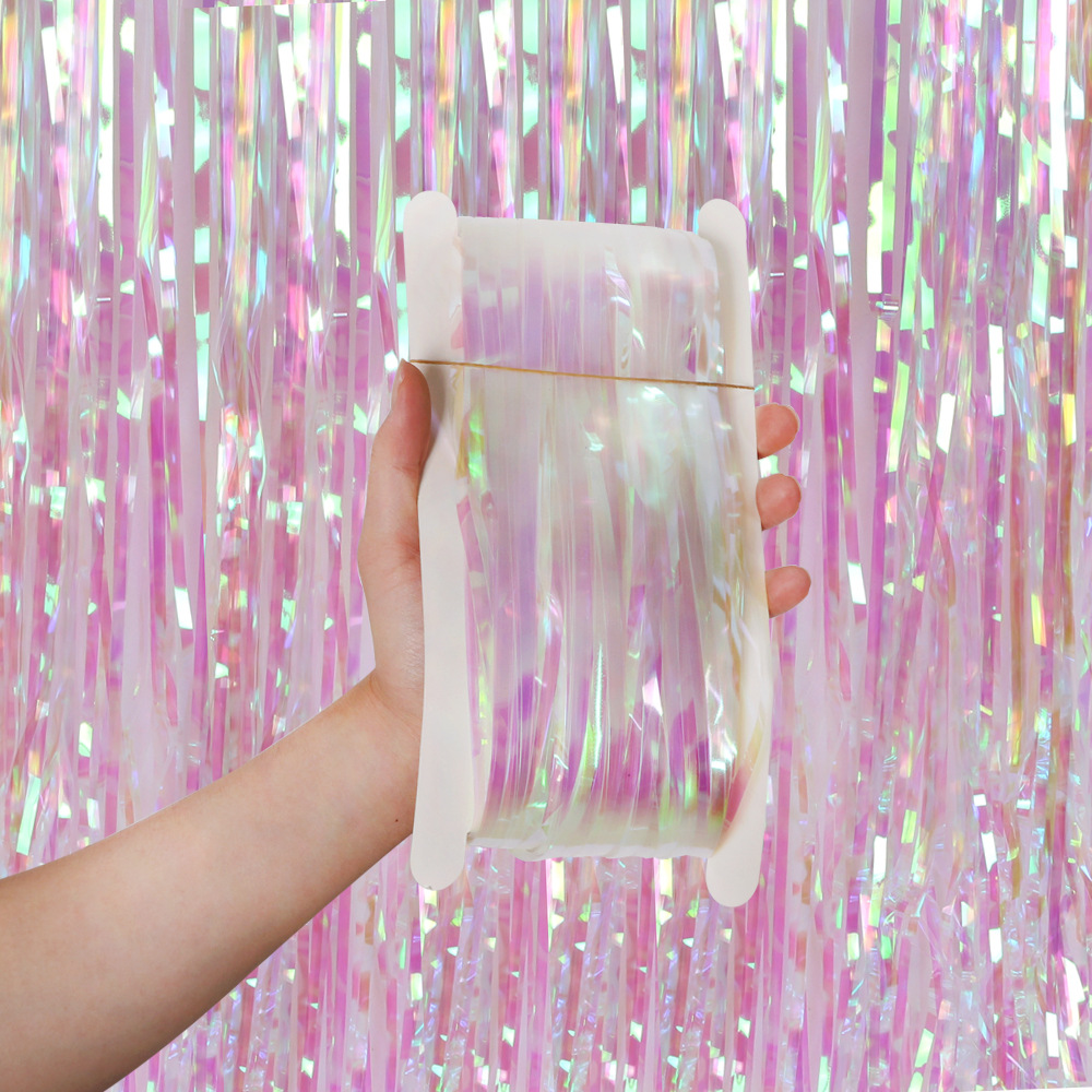 2M 3M Party Backdrop Curtains  - đánh giá và giá Tinsel Garland Decoration