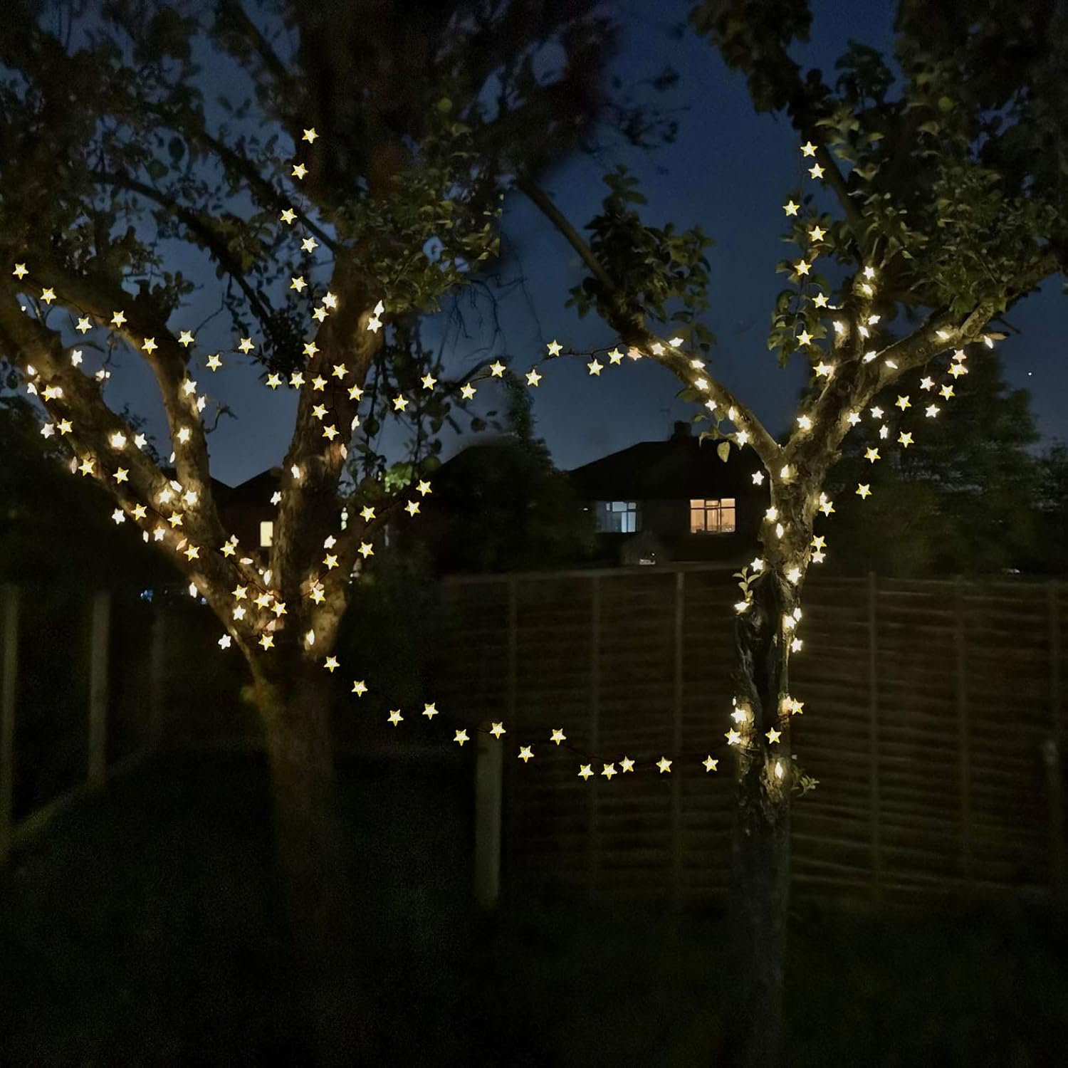 50ft 120 LED Solar Star Fairy  - đánh giá và giá Led Fairy String Lights