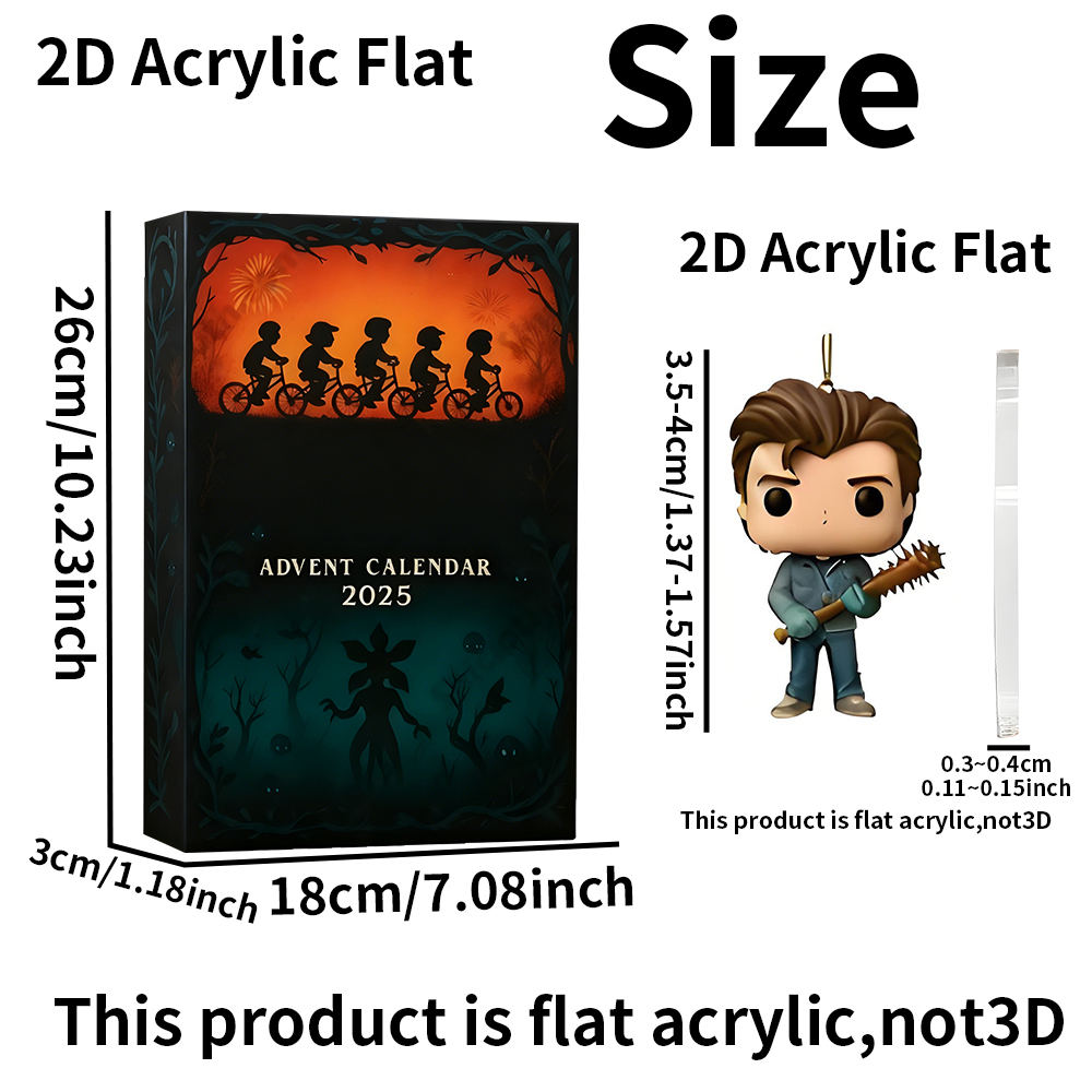 HOT Christmas 2d Acrylic Ornam - đánh giá và giá Advent Calendar Gift