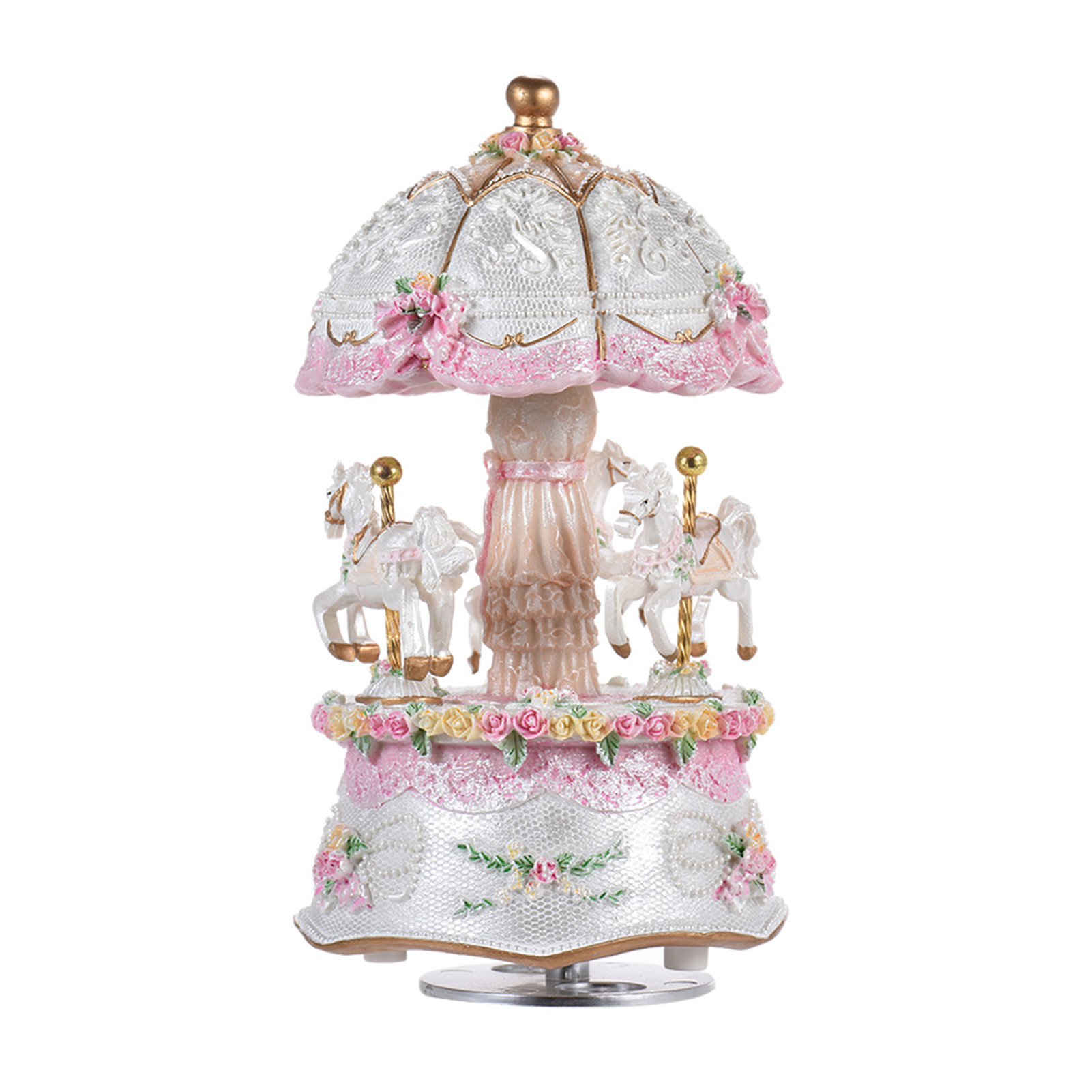 Luxury Dream 3-Horse Rotating  - đánh giá và giá Snow Globe Musical