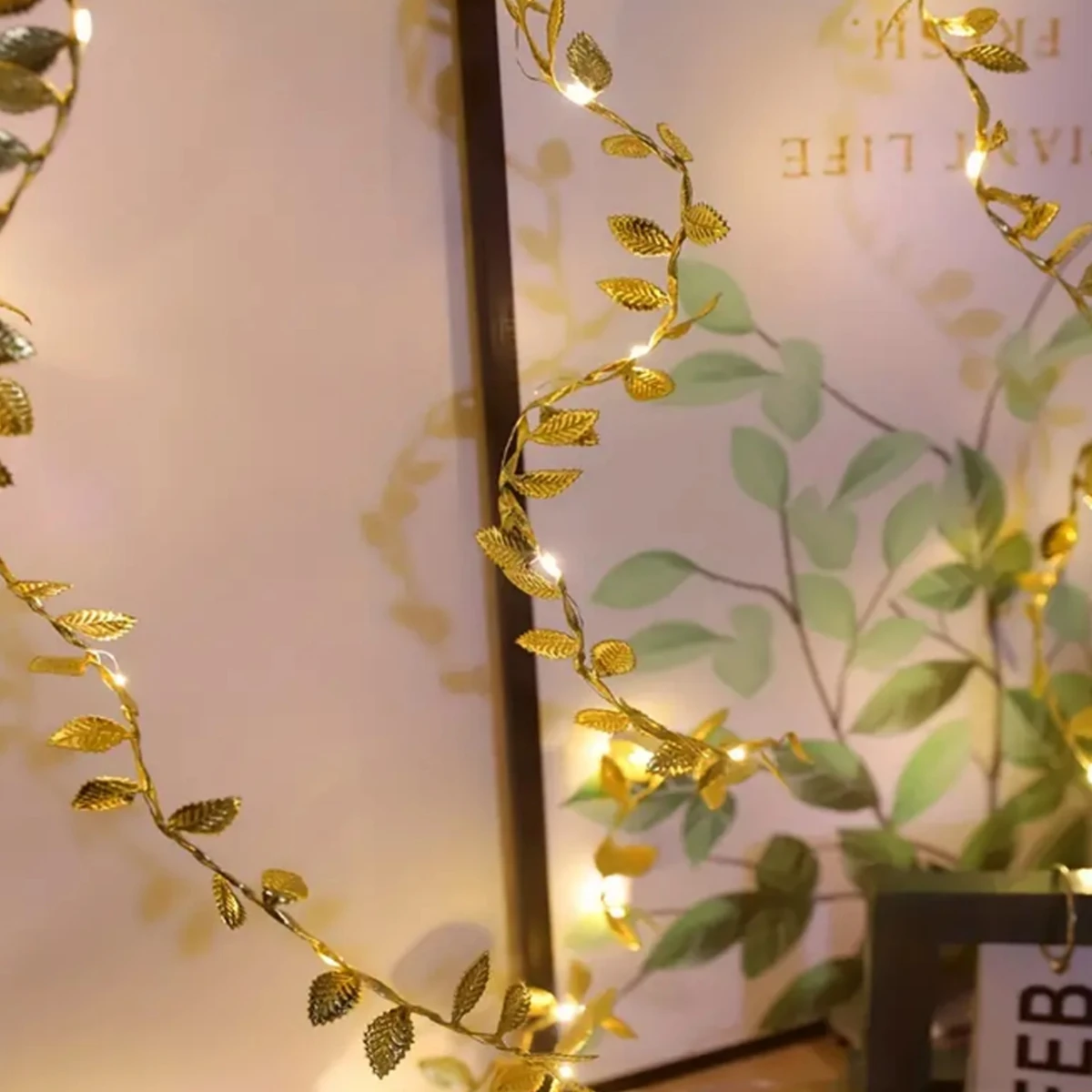 LED Golden Leaves String Light - đánh giá và giá Led Fairy String Lights