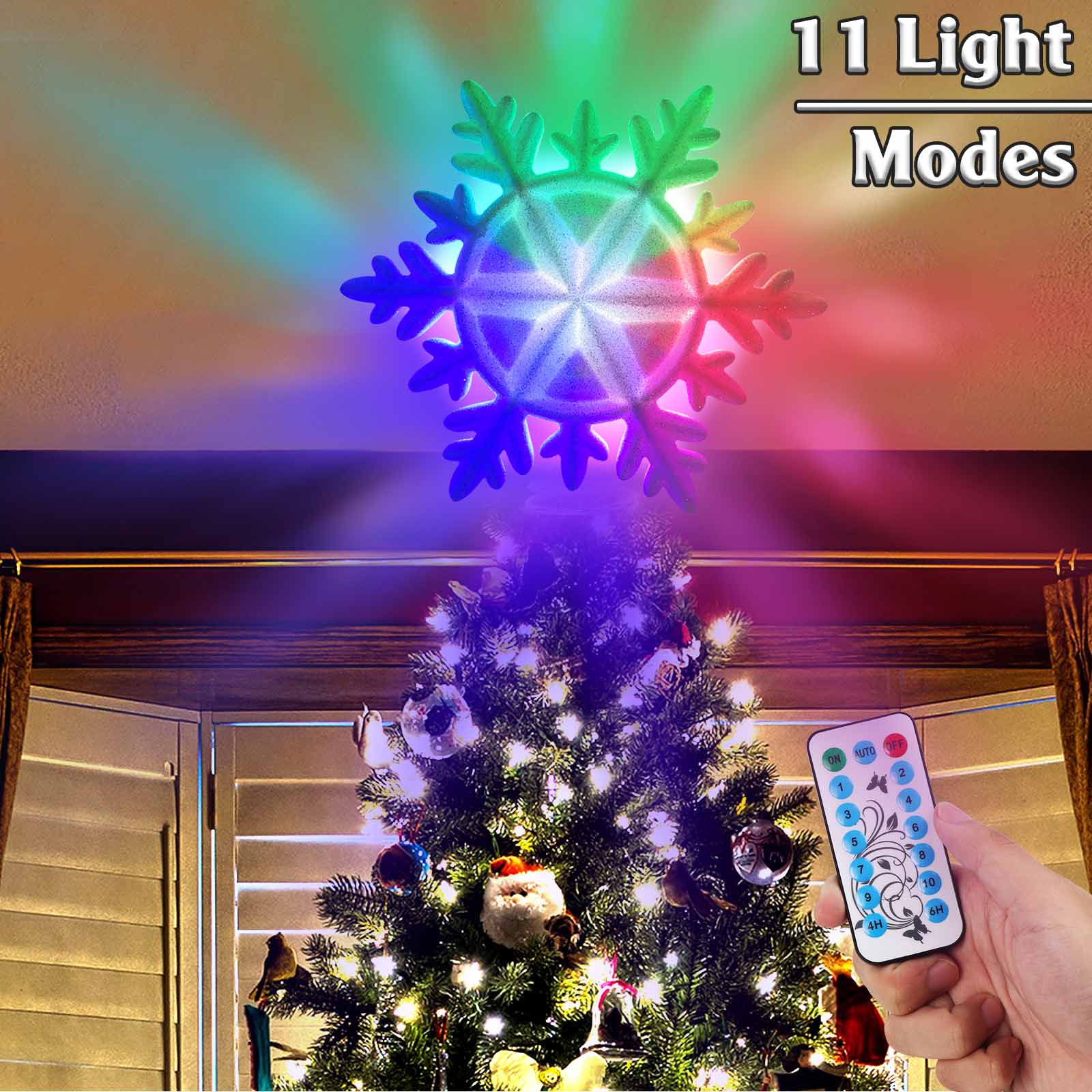 OurWarm Lighted Christmas Tree - đánh giá và giá Star Tree Topper