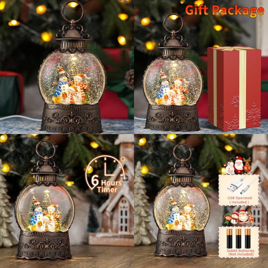 Snow Globe with, Light Up Chri - đánh giá và giá Snow Globe Musical