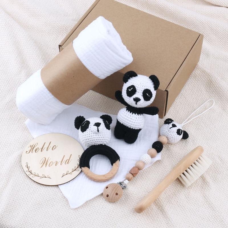 1 Set Baby Stuffed Animal Doll - đánh giá và giá Gift Box Wrap Set