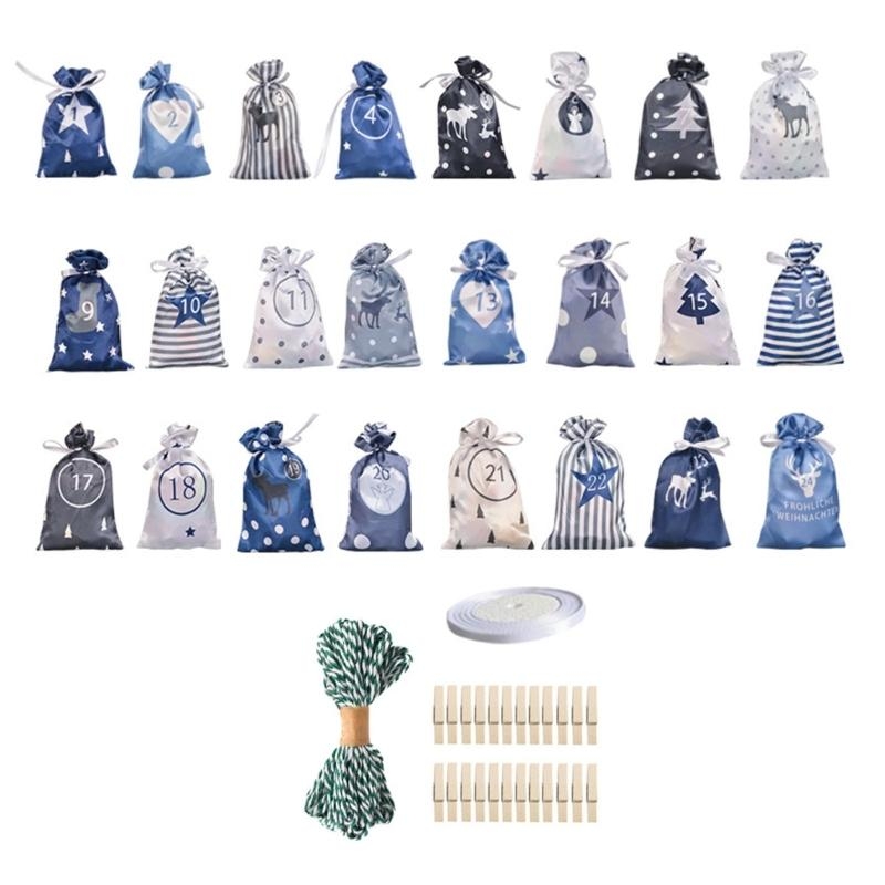 Christmas Advent Calendar Bags - đánh giá và giá Advent Calendar Gift