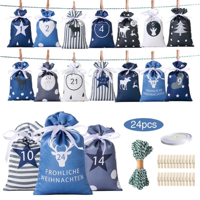 Christmas Advent Calendar Bags - đánh giá và giá Advent Calendar Gift