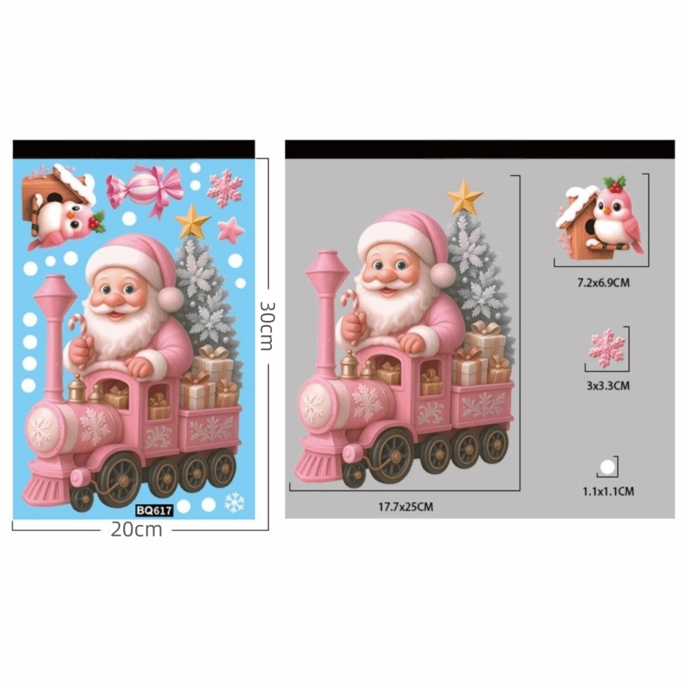 Cartoon PVC Window Stickers Sn - đánh giá và giá Snowflake Window Decal