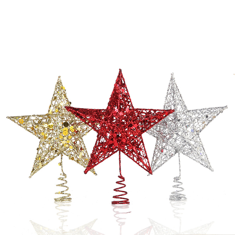 15/20/25/30cm Hollow Star Gold - đánh giá và giá Star Tree Topper