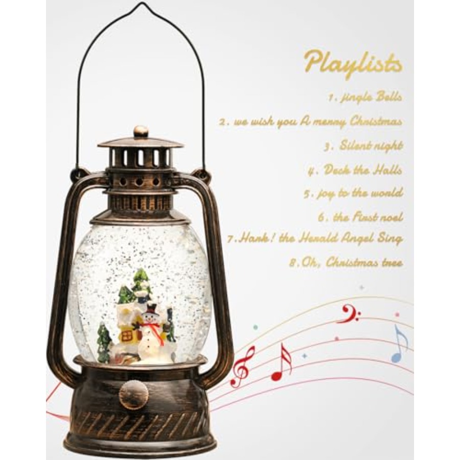 Christmas Decorations Snow Glo - đánh giá và giá Snow Globe Musical