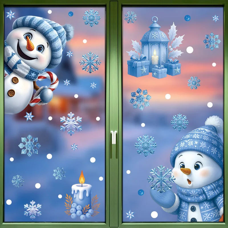 1Set Christmas Snowflake Windo - đánh giá và giá Snowflake Window Decal