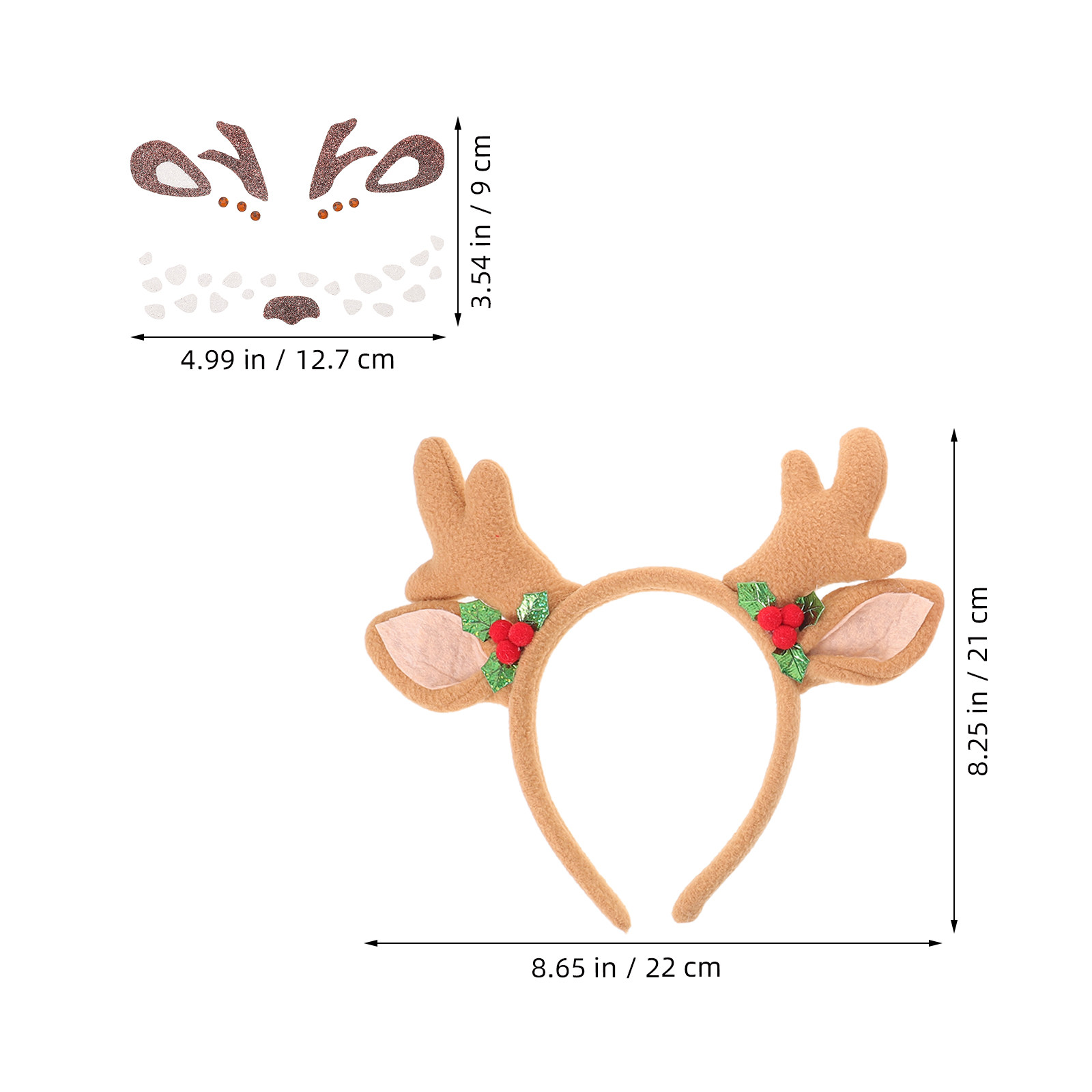 4Pcs Reindeer Antler Headband  - đánh giá và giá Reindeer Antlers Headband