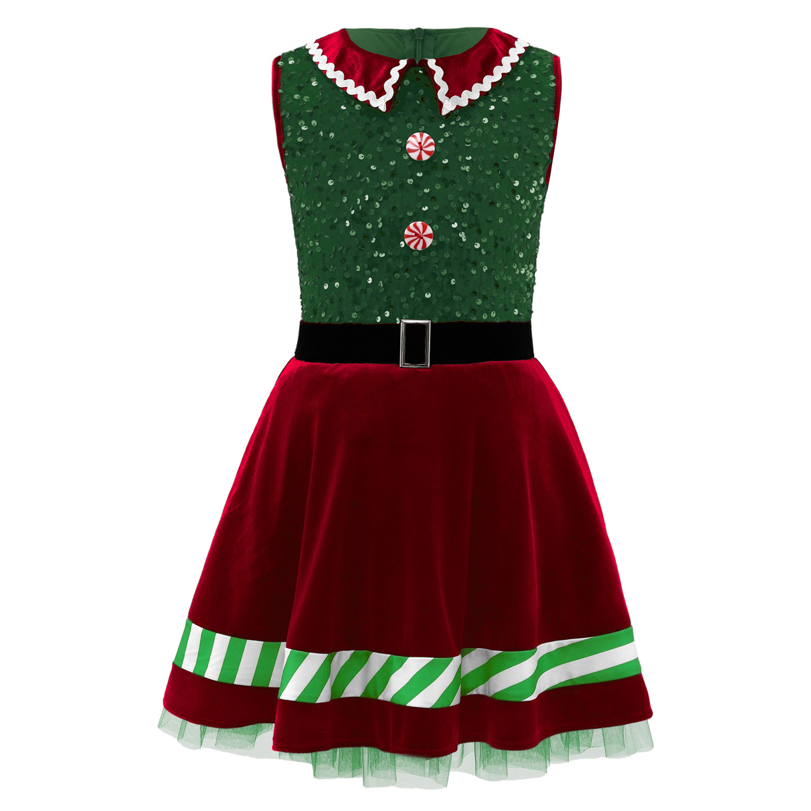 Kids Girls Christmas Party Dre - đánh giá và giá Elf Costume Christmas