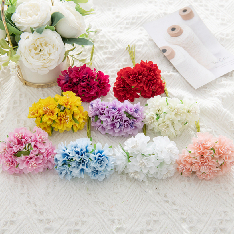 18Pcs Artificial Flowers Stame - đánh giá và giá Christmas Wreath Fake