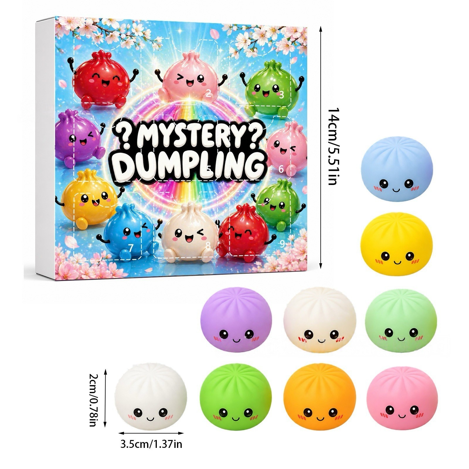 Kawaii Squishy Dumpling Advent - đánh giá và giá Advent Calendar Gift