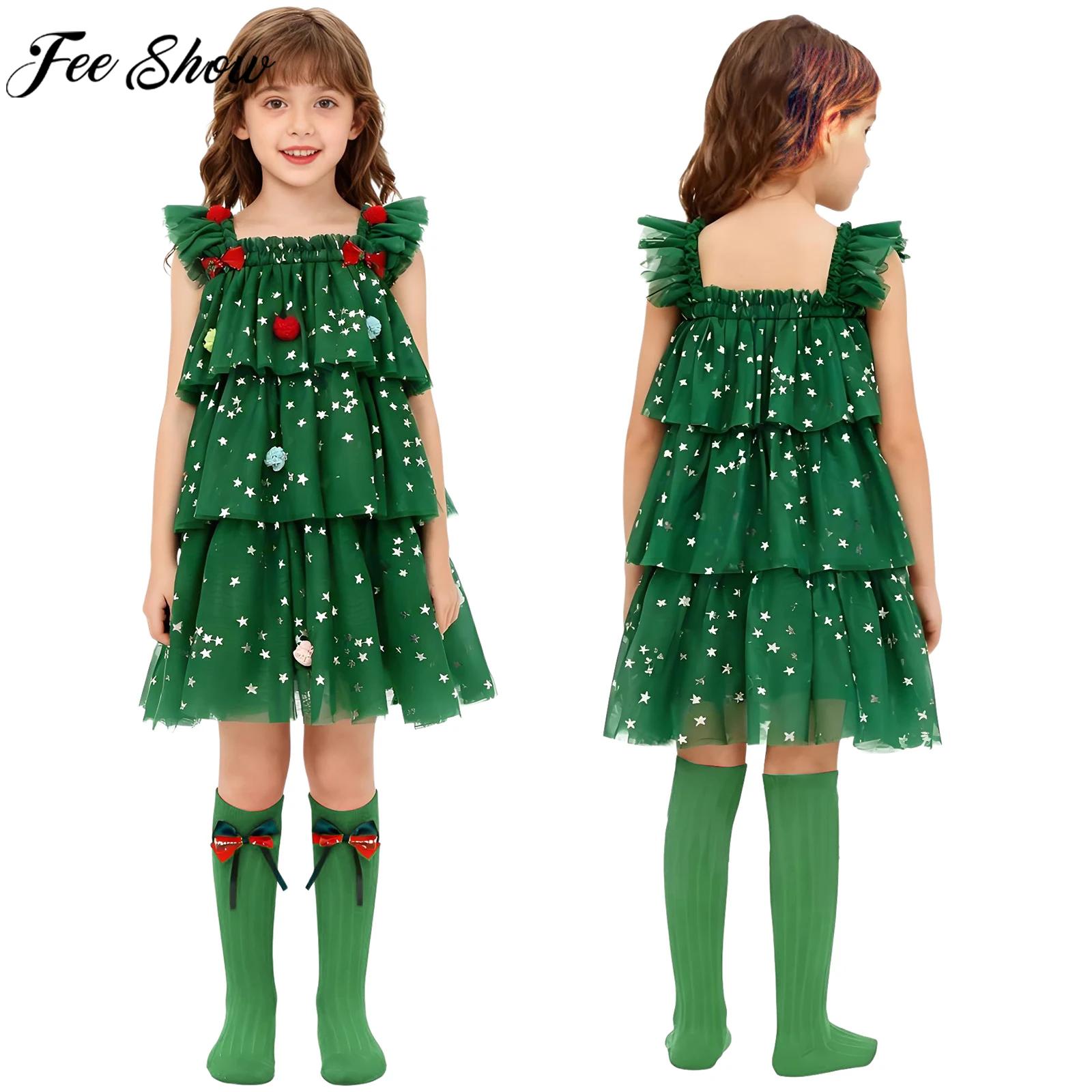 Toddler Girls Christmas Tree E - đánh giá và giá Elf Costume Christmas