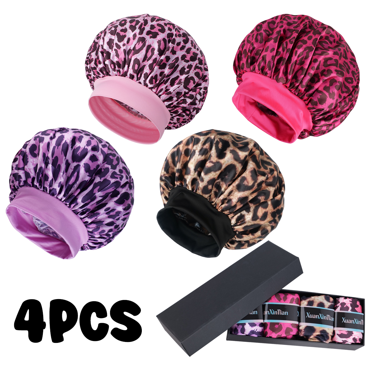 4PCS Mystery Hair Bonnet Gift  - đánh giá và giá Gift Box Wrap Set