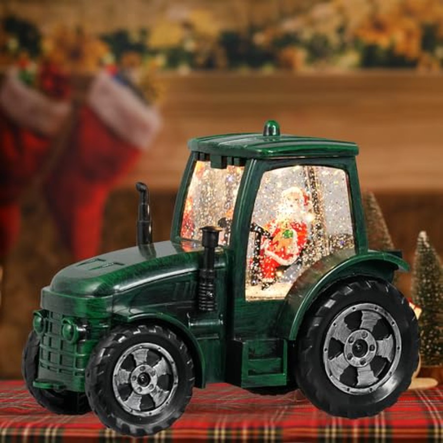 Christmas Snow Globe Tractor S - đánh giá và giá Snow Globe Musical