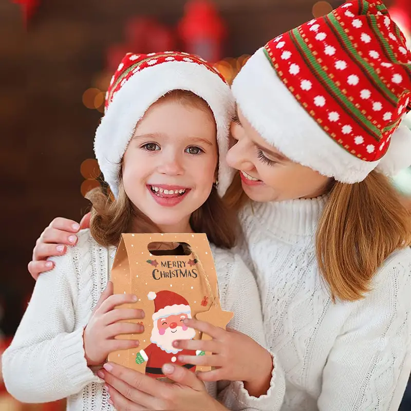 6/12/24Pcs  Christmas Kraft Pa - đánh giá và giá Advent Calendar Gift