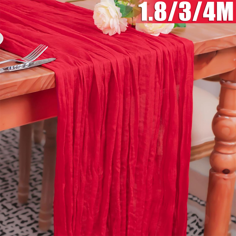 Valentine Red Long Table Runne - đánh giá và giá Christmas Table Runner