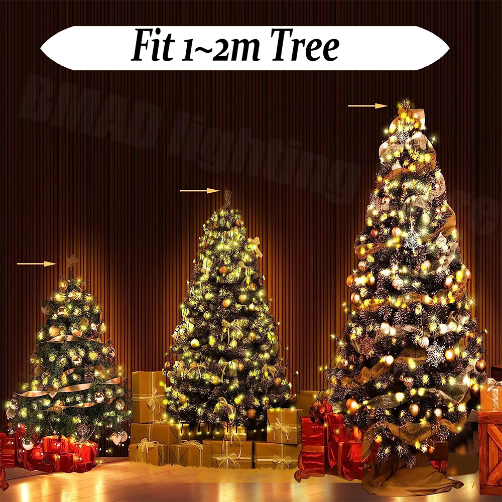 Christmas Tree Waterfall Light - đánh giá và giá Led Fairy String Lights