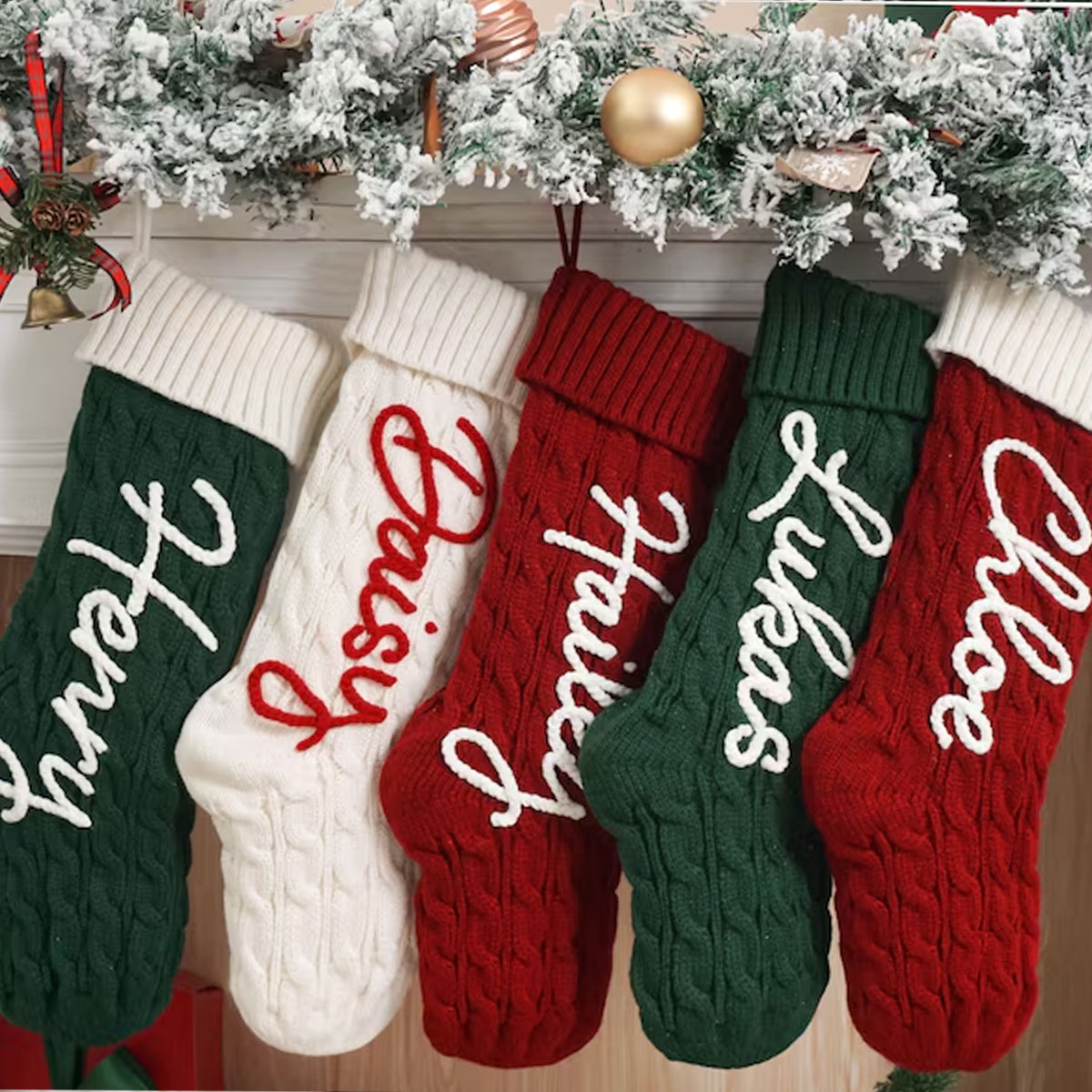 1PC Christmas decorative stock - đánh giá và giá Christmas Stocking Hanging