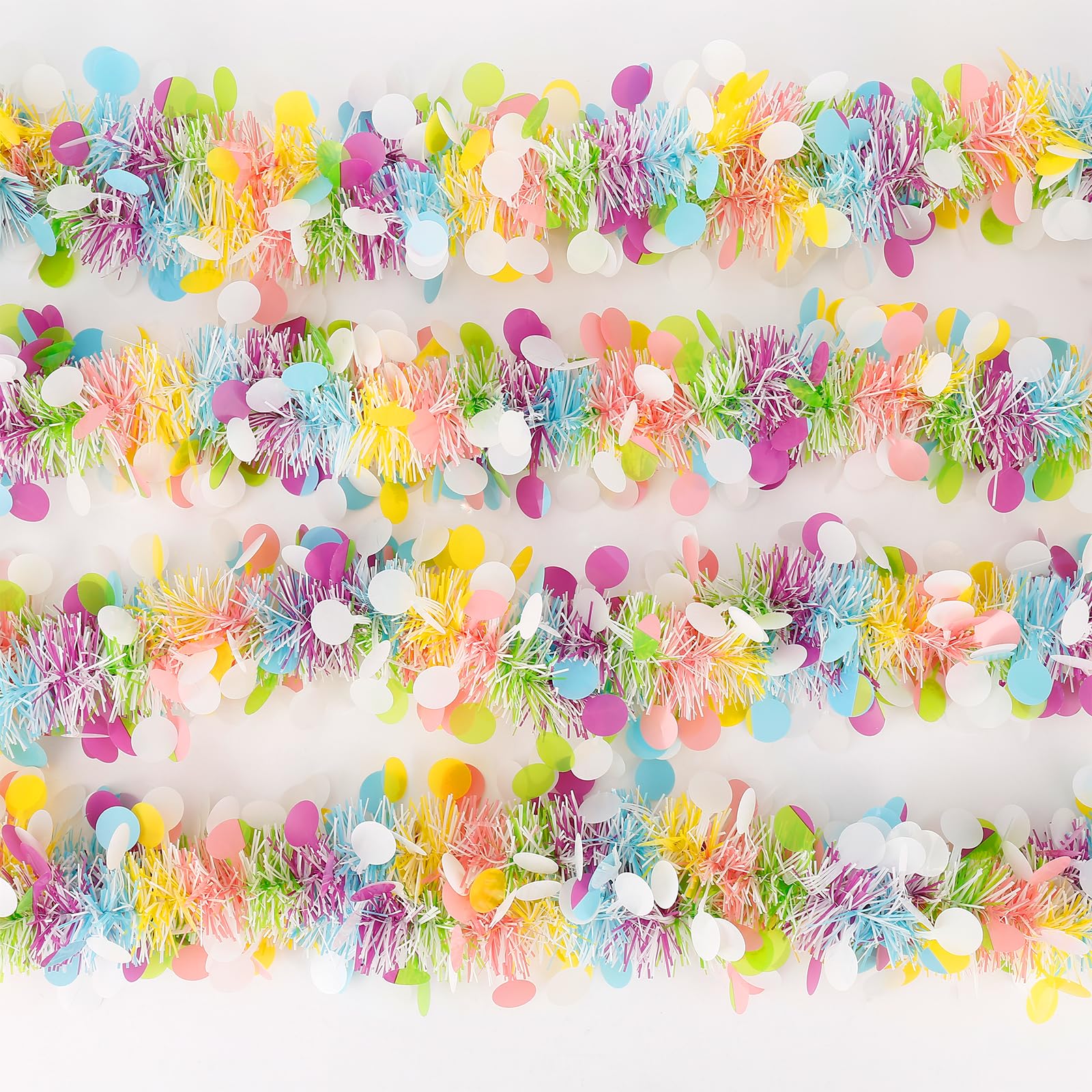 4pc Easter Tinsel Garlands Col - đánh giá và giá Tinsel Garland Decoration