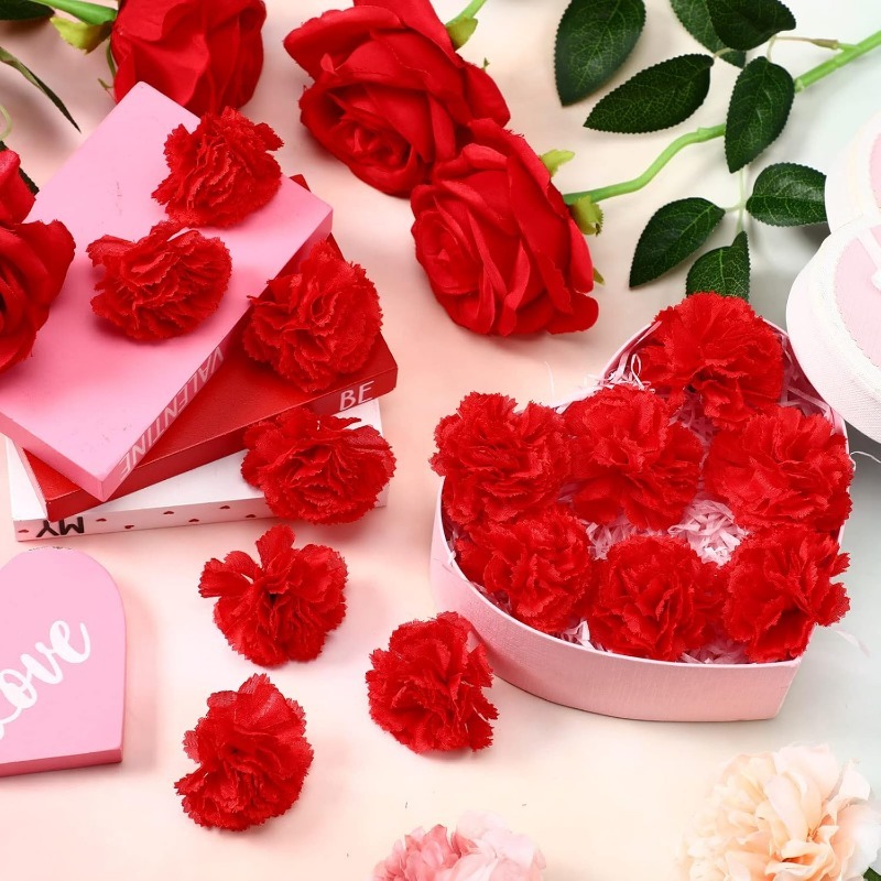 10/20Pcs Rose Artificial Flowe - đánh giá và giá Christmas Wreath Fake