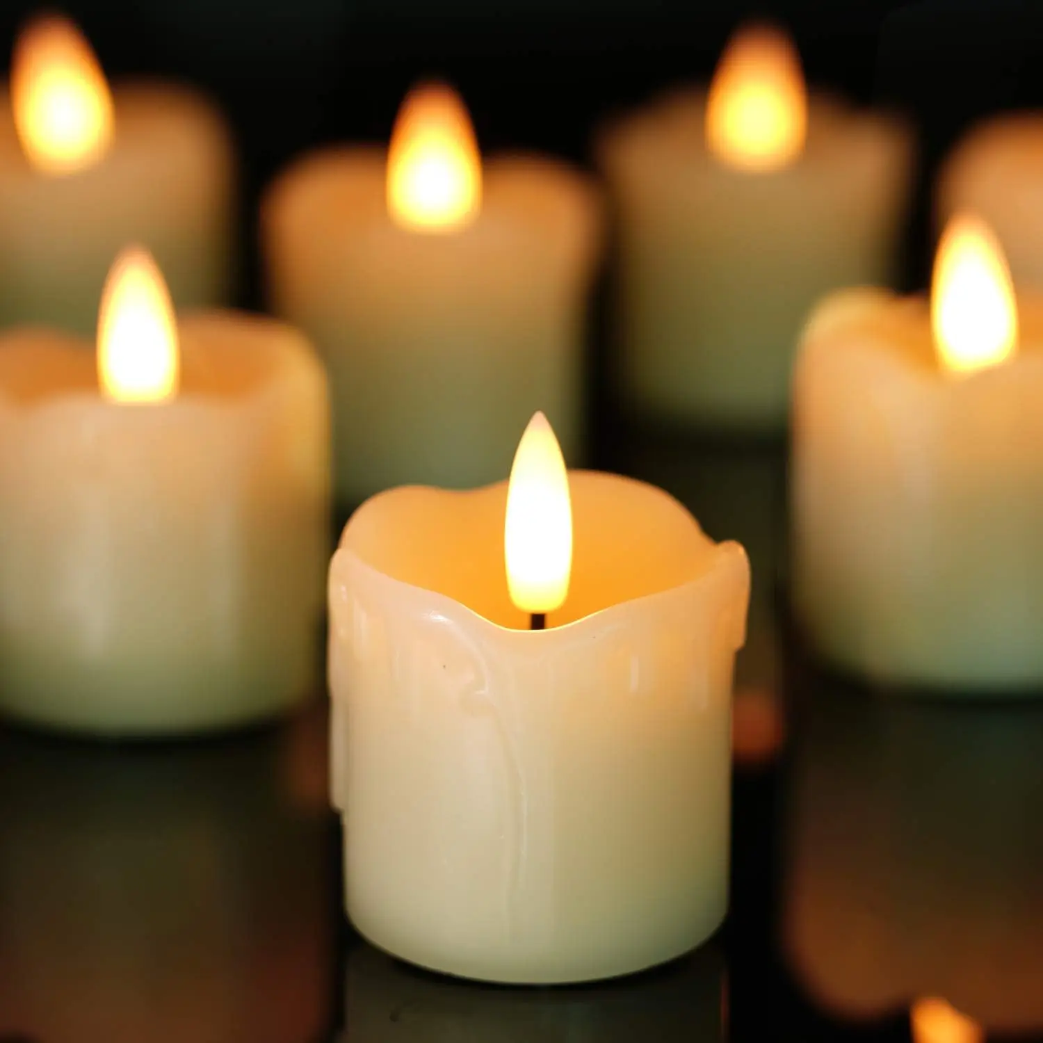 Flameless Votive Candles with  - đánh giá và giá Holiday Candle Set