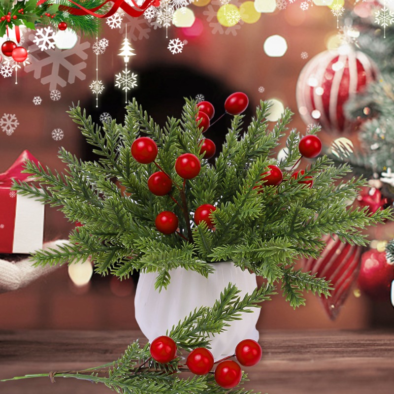 Christmas Artificial Pine Need - đánh giá và giá Christmas Wreath Fake