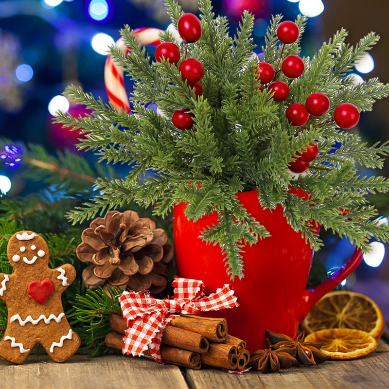 Christmas Artificial Pine Need - đánh giá và giá Christmas Wreath Fake
