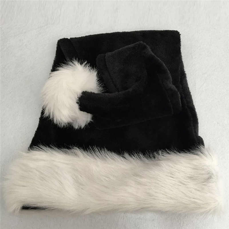 Christmas Santa Hat Black Long - đánh giá và giá Santa Hat Plush